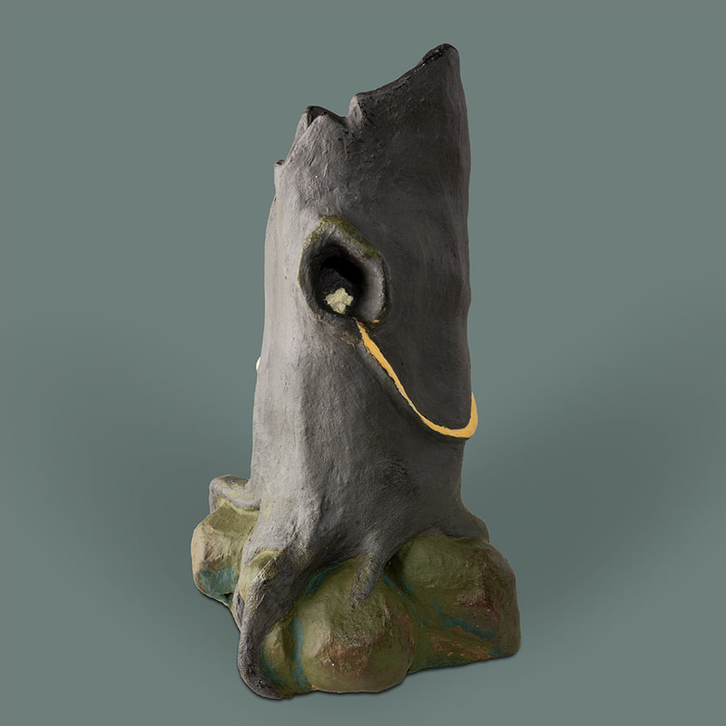 Stoneware Sculpture - Wistman's Wood - Owl